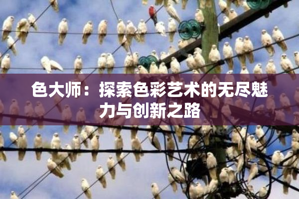 色大师：探索色彩艺术的无尽魅力与创新之路
