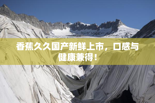 香蕉久久国产新鲜上市，口感与健康兼得！