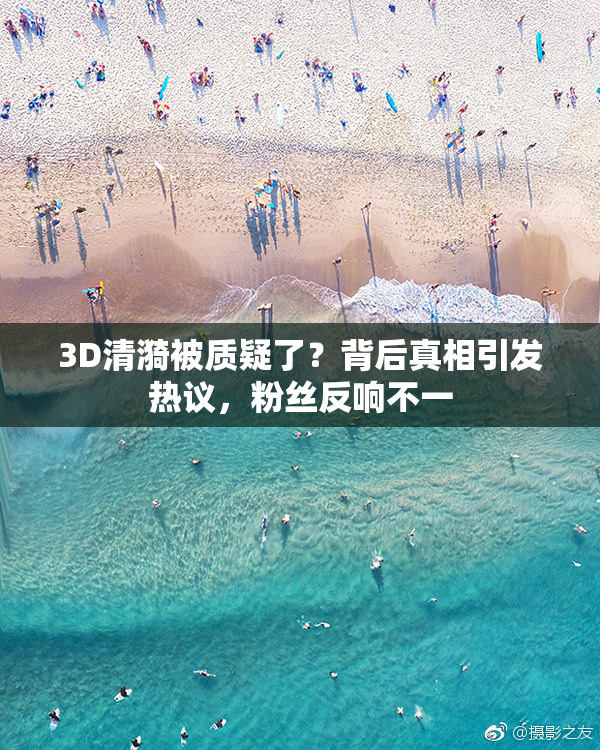 3D清漪被质疑了？背后真相引发热议，粉丝反响不一