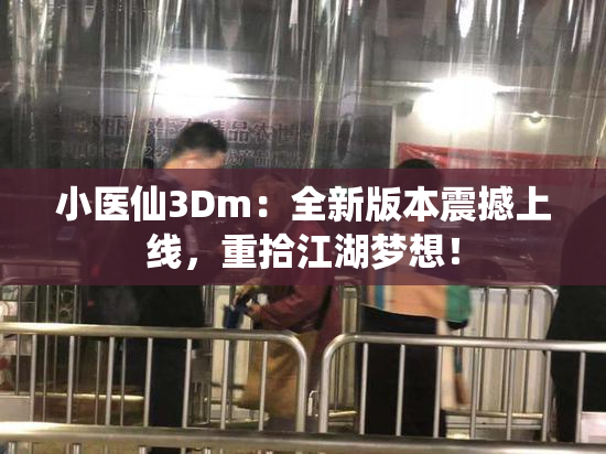 小医仙3Dm：全新版本震撼上线，重拾江湖梦想！