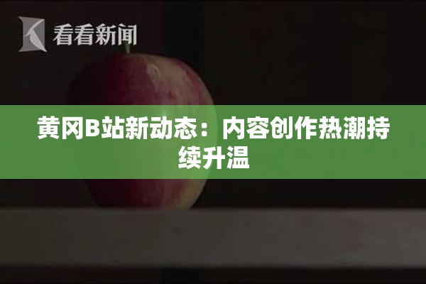 黄冈B站新动态：内容创作热潮持续升温