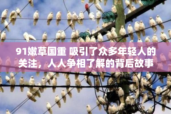 91嫩草国重 吸引了众多年轻人的关注，人人争相了解的背后故事。
