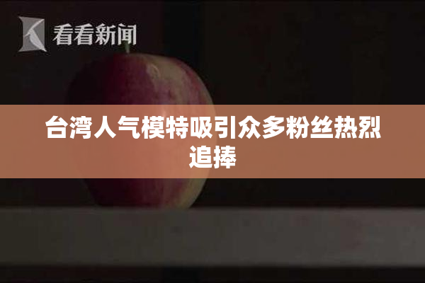 台湾人气模特吸引众多粉丝热烈追捧