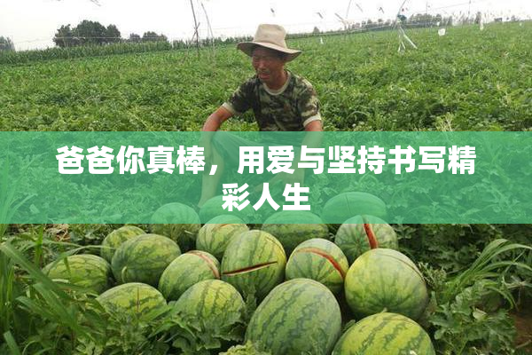 爸爸你真棒，用爱与坚持书写精彩人生