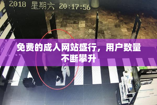 免费的成人网站盛行，用户数量不断攀升