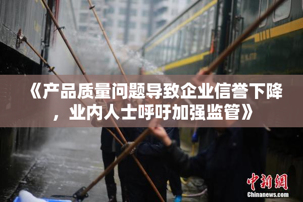 《产品质量问题导致企业信誉下降，业内人士呼吁加强监管》