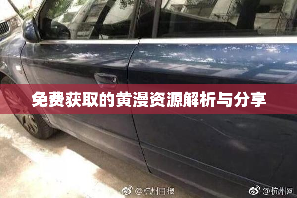 免费获取的黄漫资源解析与分享