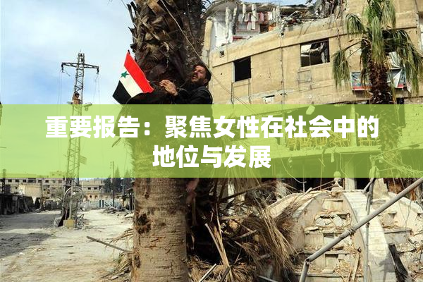 重要报告：聚焦女性在社会中的地位与发展
