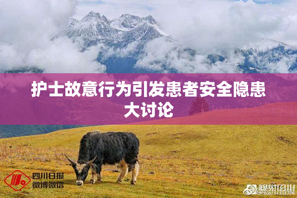 护士故意行为引发患者安全隐患大讨论