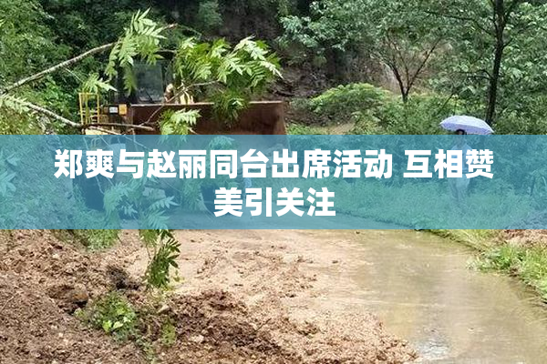郑爽与赵丽同台出席活动 互相赞美引关注