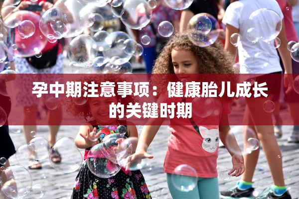 孕中期注意事项：健康胎儿成长的关键时期