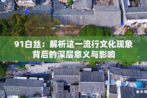 91白丝：解析这一流行文化现象背后的深层意义与影响