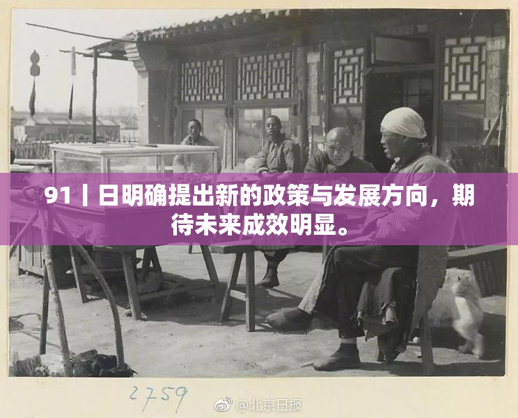 91丨日明确提出新的政策与发展方向，期待未来成效明显。