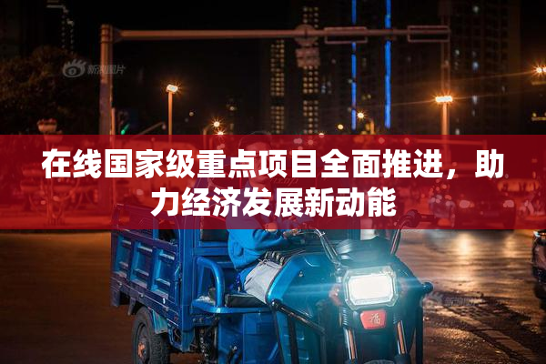 在线国家级重点项目全面推进，助力经济发展新动能