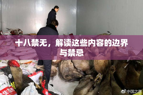 十八禁无，解读这些内容的边界与禁忌