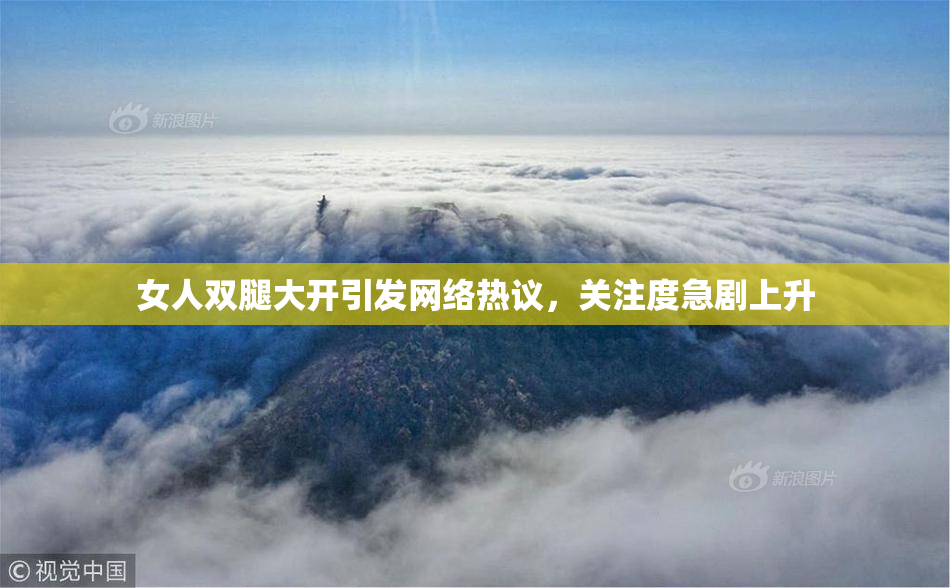 女人双腿大开引发网络热议，关注度急剧上升