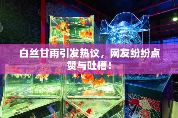 白丝甘雨引发热议，网友纷纷点赞与吐槽！