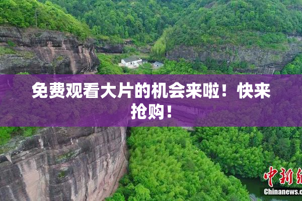 免费观看大片的机会来啦！快来抢购！