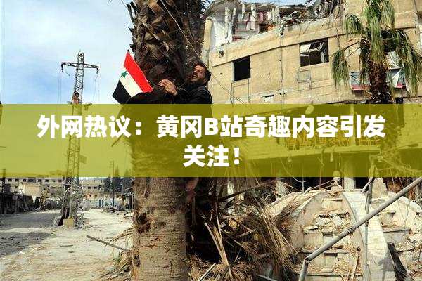 外网热议：黄冈B站奇趣内容引发关注！