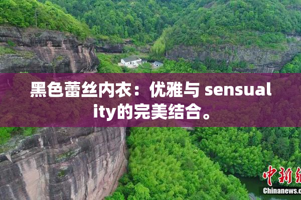 黑色蕾丝内衣：优雅与 sensuality的完美结合。