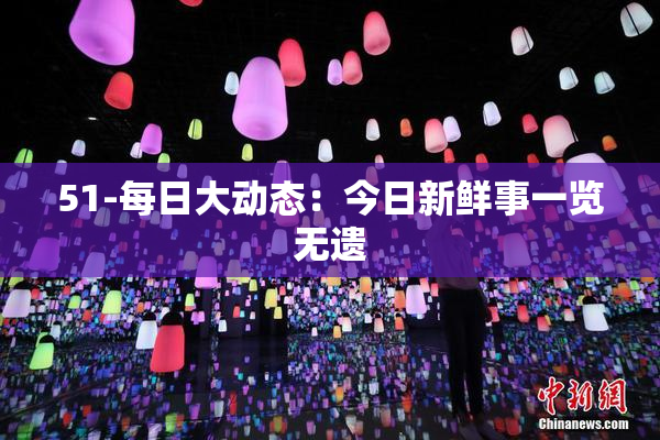 51-每日大动态：今日新鲜事一览无遗