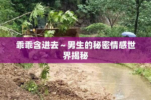 乖乖含进去～男生的秘密情感世界揭秘