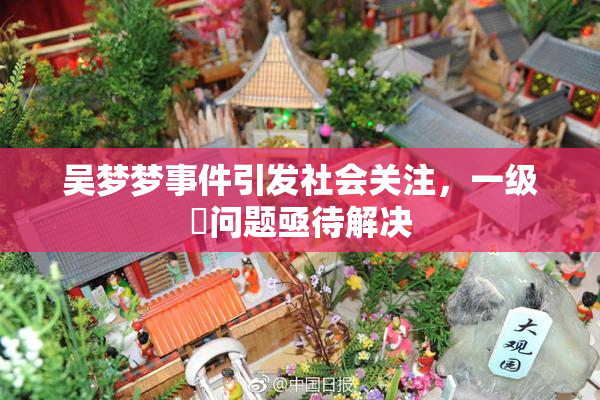 吴梦梦事件引发社会关注，一级婬问题亟待解决