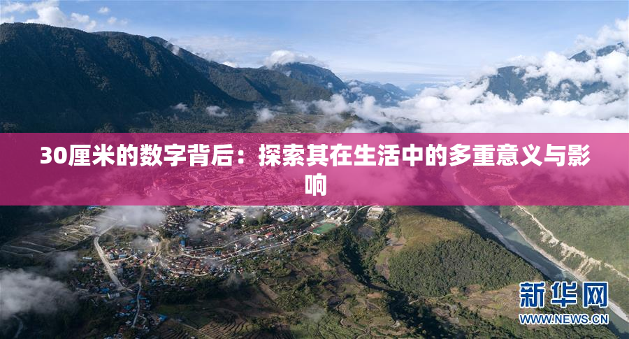 30厘米的数字背后：探索其在生活中的多重意义与影响