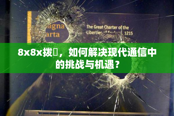 8x8x拨牐，如何解决现代通信中的挑战与机遇？