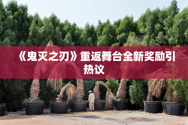 《鬼灭之刃》重返舞台全新奖励引热议