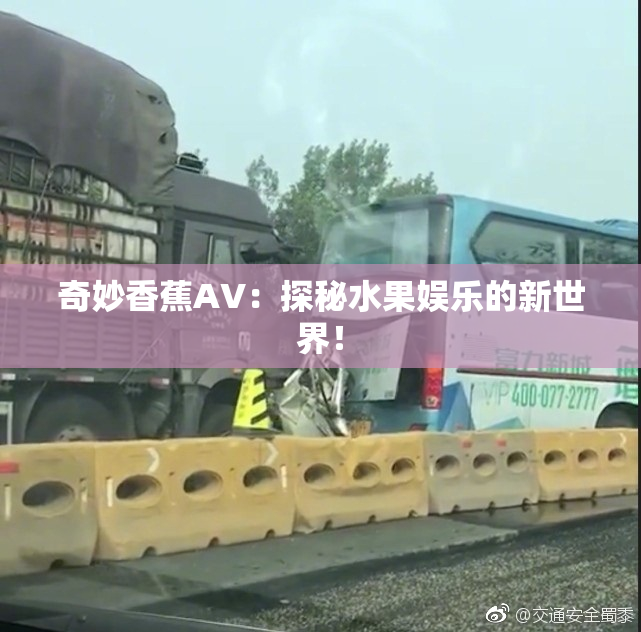 奇妙香蕉AV：探秘水果娱乐的新世界！