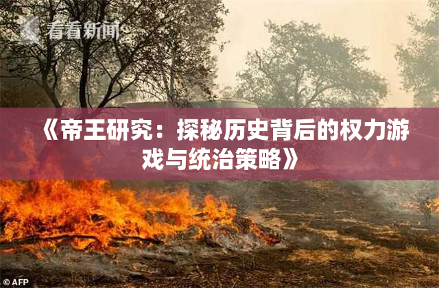 《帝王研究：探秘历史背后的权力游戏与统治策略》
