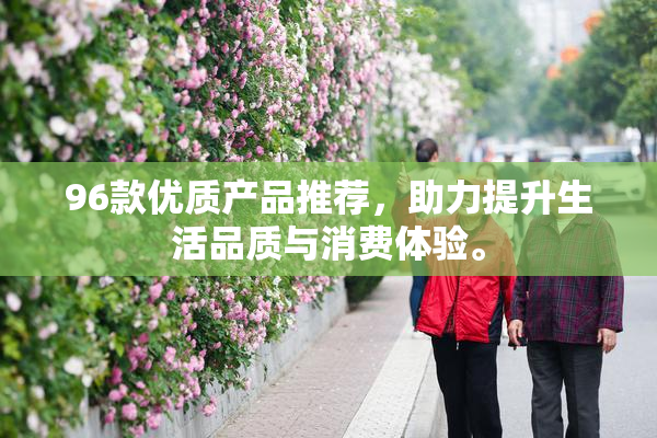 96款优质产品推荐，助力提升生活品质与消费体验。
