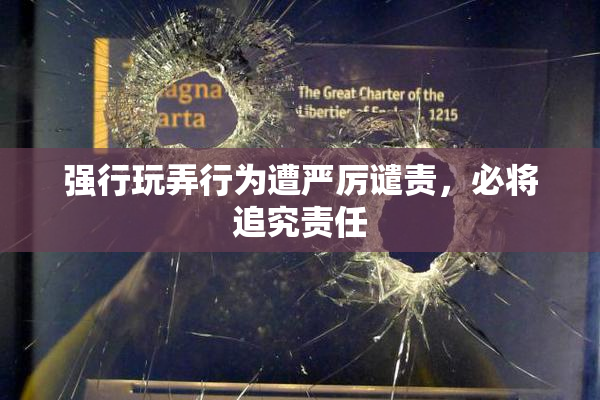 强行玩弄行为遭严厉谴责，必将追究责任