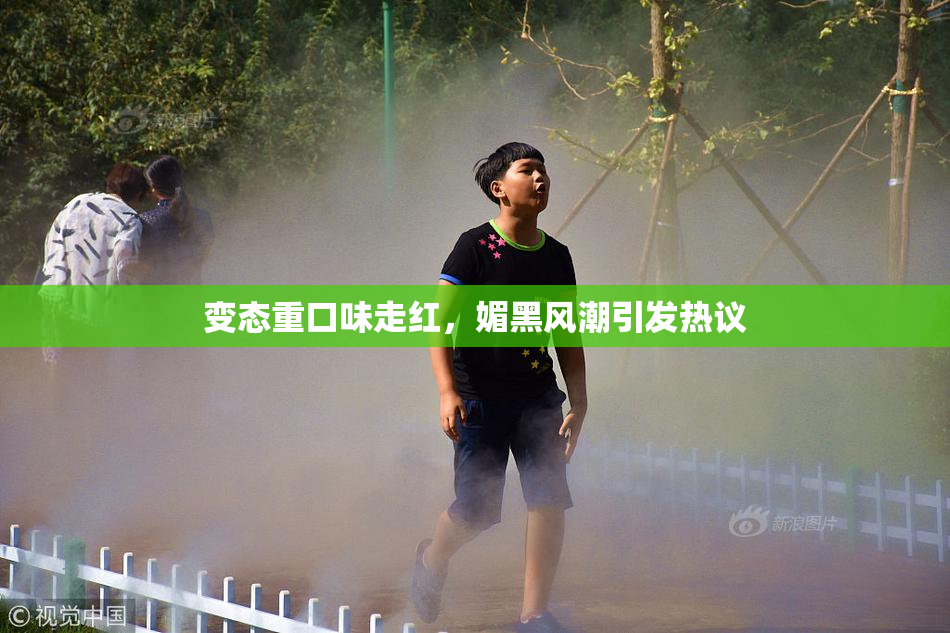 变态重口味走红，媚黑风潮引发热议