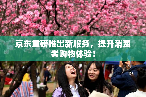 京东重磅推出新服务，提升消费者购物体验！