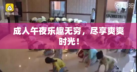 成人午夜乐趣无穷，尽享爽爽时光！
