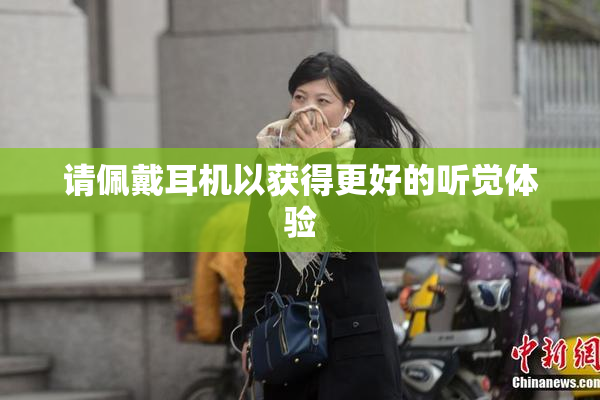 请佩戴耳机以获得更好的听觉体验