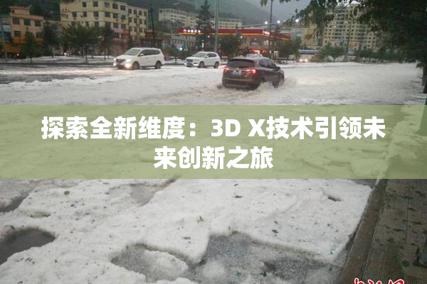探索全新维度：3D X技术引领未来创新之旅