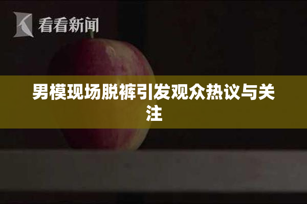 男模现场脱裤引发观众热议与关注