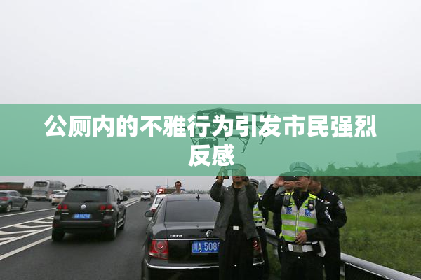 公厕内的不雅行为引发市民强烈反感