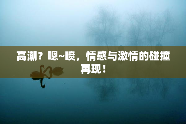 高潮？嗯~喷，情感与激情的碰撞再现！