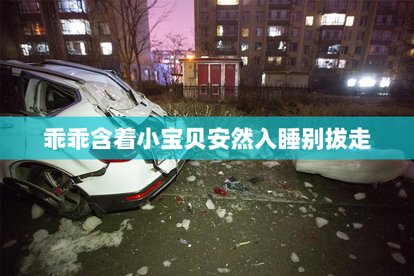 乖乖含着小宝贝安然入睡别拔走