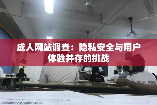 成人网站调查：隐私安全与用户体验并存的挑战