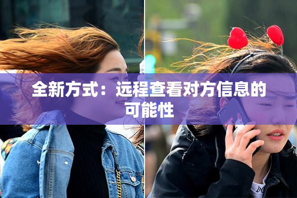 全新方式：远程查看对方信息的可能性