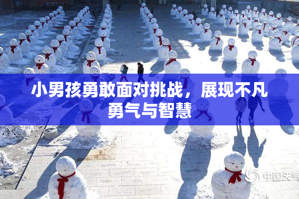 小男孩勇敢面对挑战，展现不凡勇气与智慧