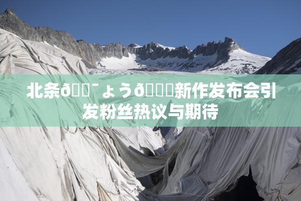 北条🔯ょう🍓新作发布会引发粉丝热议与期待