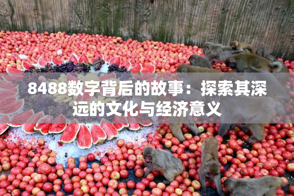 8488数字背后的故事：探索其深远的文化与经济意义