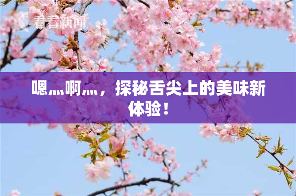 嗯灬啊灬，探秘舌尖上的美味新体验！