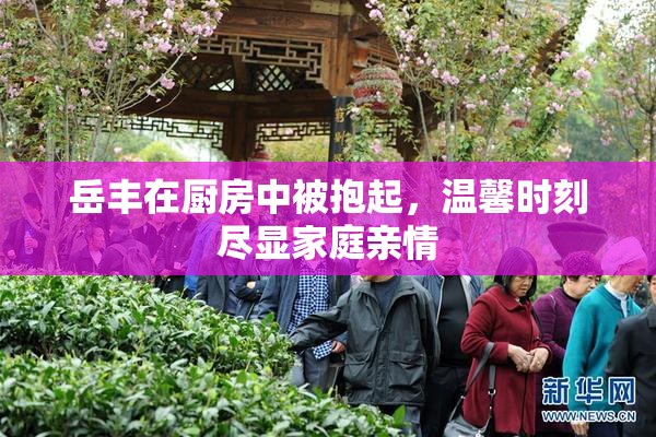岳丰在厨房中被抱起，温馨时刻尽显家庭亲情